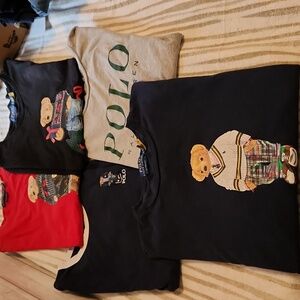 7 Polo Ralph Lauren Large Shirts 5 with Bear